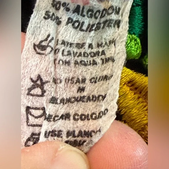 🌻 Sun-Kissed Beauty | Mexican Embroidered Sunflower Peasant Dress - M -Preloved - Picture 7 of 16